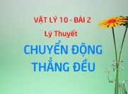Phương trình của chuyển động thẳng đều, Công thức tính vận tốc trung bình và quãng đường là gì? - Vật lý 10 bài 2